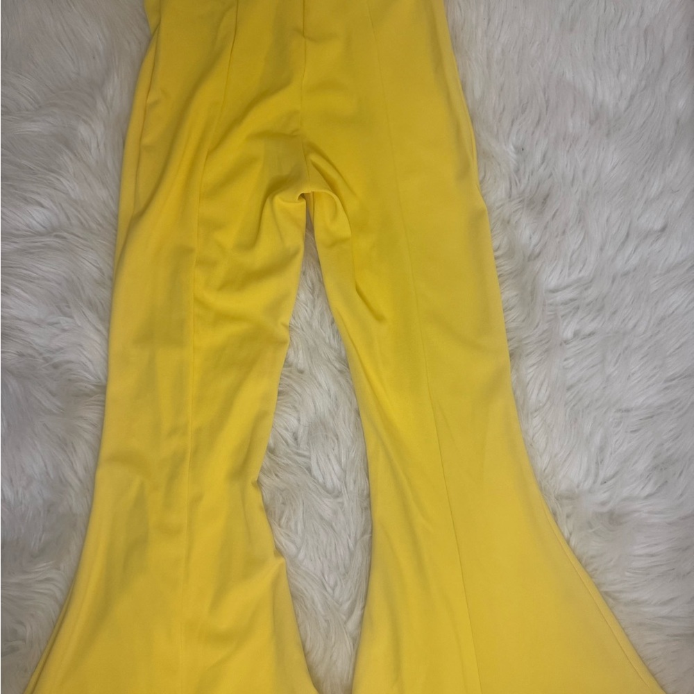 Yellow Flared Women's Pants